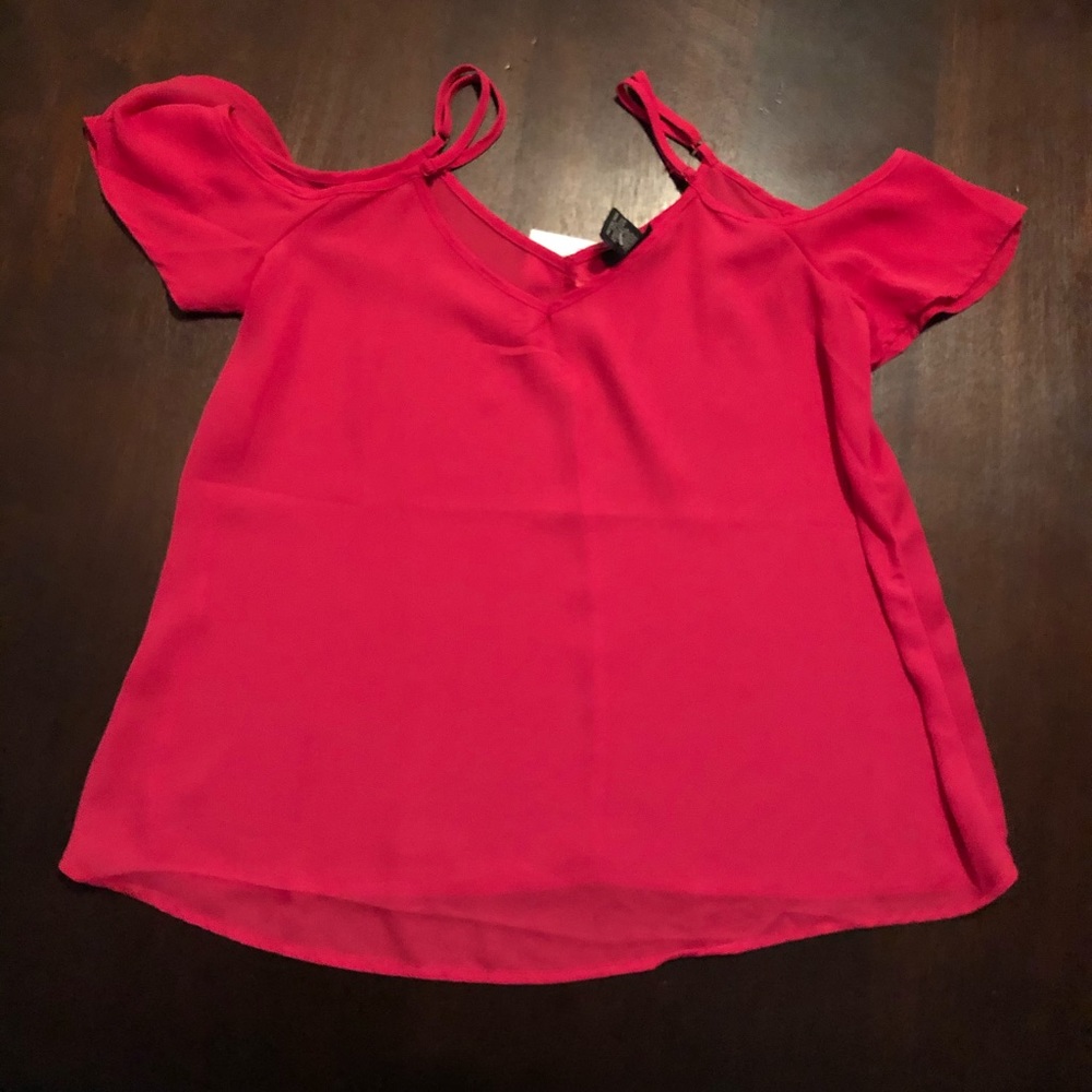 Rie21 chiffon top NWT